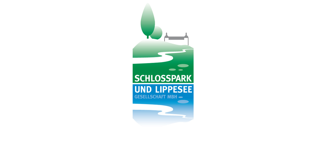 Logo-Design für Schlosspark und Lippesee.
